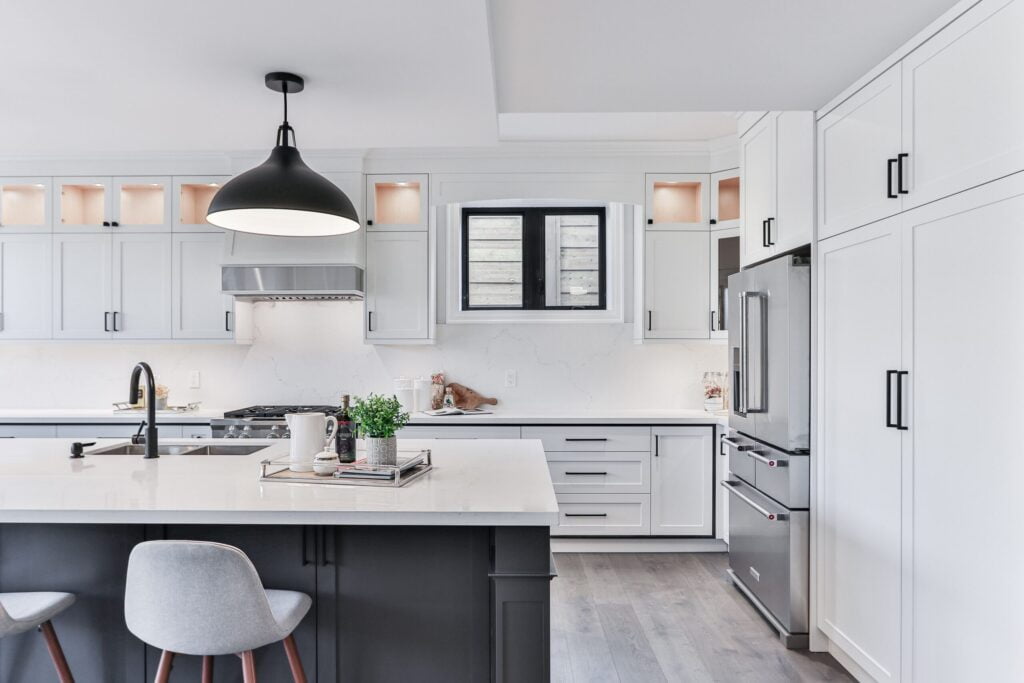 Uncluttered and clean kitchen